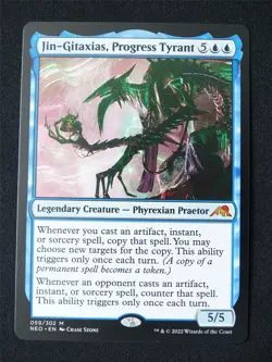 Jin-Gitaxias Progress Tyrant - NEO - Mtg Card #10B - Image 1