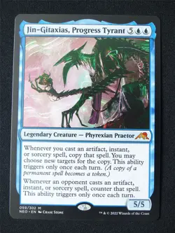 Jin-Gitaxias Progress Tyrant - NEO - Mtg Card #10B - Image 3