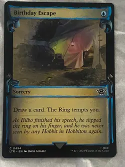 MTG Tales of Middle-Earth LOTR BIRTHDAY ESCAPE Showcase Card #494 - Image 1