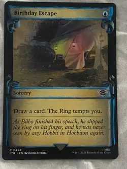 MTG Tales of Middle-Earth LOTR BIRTHDAY ESCAPE Showcase Card #494 - Image 2