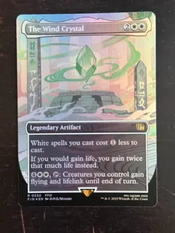 MTG Final Fantasy English The Wind Crystal Borderless 0330 Foil - Image 3