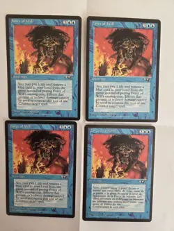 4xForce de Will / Force of Will Alliances MTG M/NM - Image 1