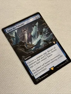 MTG [Raise the Palisade] Extended Art Commander: The Lord of the Rings #106 NM+ - Image 2