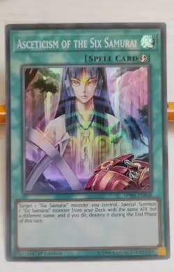 Yu-Gi-Oh! Ascetism of the Six Samurai SPWA-EN048 1st SR - Image 1