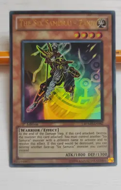 Yu-Gi-Oh! The Six Samurai - Zanji RYMP-EN092 1st UR - Image 2