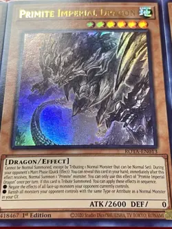 3x Primite Imperial Dragon | ROTA-EN013 | Ultra Rare | NM | 1st Ed | YuGiOh! - Image 4
