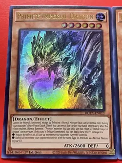 3x Primite Imperial Dragon | ROTA-EN013 | Ultra Rare | NM | 1st Ed | YuGiOh! - Image 3