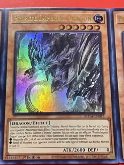 3x Primite Imperial Dragon | ROTA-EN013 | Ultra Rare | NM | 1st Ed | YuGiOh! - Image 5