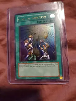 Yu-Gi-Oh! TCG Card of Sanctity The Lost Millenium TLM-EN037 1st Edition Ultimate - Image 1