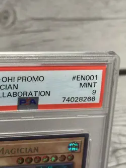 2023 Yu-Gi-Oh! Dark Magician Adidas Promo Secret Rare ADC1-EN001 PSA 9 - Image 3