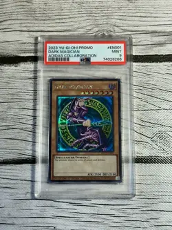 2023 Yu-Gi-Oh! Dark Magician Adidas Promo Secret Rare ADC1-EN001 PSA 9 - Image 9