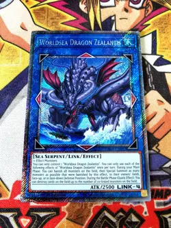 Worldsea Dragon Zealantis ra04-en082 (NEW) Platinum-Secret Yu-Gi-Oh - Image 1