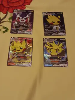 Pikachu Pokémon Card Holo GX VSTAR VMAX GX EX Cosplay Art - Image 1