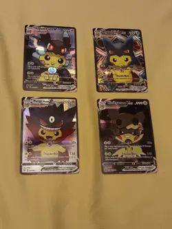 Pikachu Pokémon Card Holo GX VSTAR VMAX GX EX Cosplay Art - Image 1