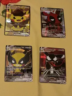 Pikachu Pokémon Card Holo GX VSTAR VMAX GX EX Cosplay Art - Image 1