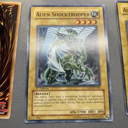 Yu-Gi-Oh! X3 Alien Shocktrooper Common 1st Edition TAEV-EN001 HP - Image 4