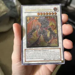 Yu-Gi-Oh! Exploder Dragonwing Ultimate Rare RGBT-EN040 1st Edition NM - Image 3