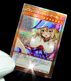 Yugioh Dark Magician Girl Secret Rare Holo Uncensored Alt Art Sexy Waifu Custom - Image 12