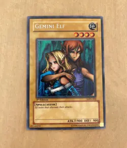 Yu-Gi-Oh! Gemini Elf - 1st Edition - LON-000 - Near Mint - Image 1