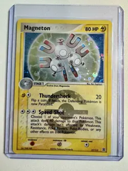 Magneton 27/112 Firered & Leafgreen Pokemon Trading Card Game Reverse Holo NM - Image 1