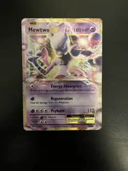 Pokemon Mewtwo EX Ultra Rare Holo Card 52/108 2016 XY Evolutions - Image 1
