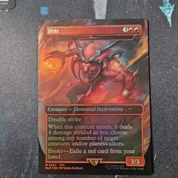 MTG Final Fantasy Secret Lair Bonus Card Ifrit Fury (Foil) NM - Image 1