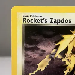 Rocket's Zapdos 15/132 Gym Challenge Unlimited Edition Holo PokÃ©mon Card - Image 3