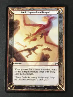 MTG Archenemy #24 Look Skyward and Despair (Oversize Card) 3.5x5" MP - Image 1