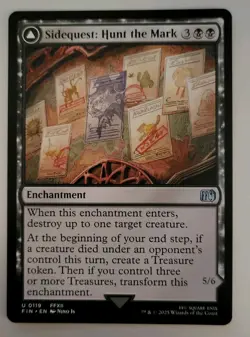 MTG - Final Fantasy: Sidequest: Hunt The Mark (0119) - Uncommon - Near Mint  - Image 1