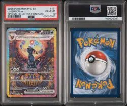 Umbreon ex PSA 10 Prismatic Evolution 161 Gem Mint Pokemon Card Modern Grail!!! - Image 3
