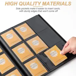 Card Binder 9 Pocket Storage 360 Card Binder,Trading Card Binder Senior and Stur - Image 4