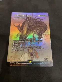 The Cloudsea Djinn (Nyxbloom Ancient) Showcase Foil #016 FCA Final Fantasy MTG - Image 1