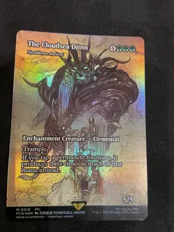 The Cloudsea Djinn (Nyxbloom Ancient) Showcase Foil #016 FCA Final Fantasy MTG - Image 2