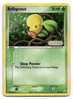Bellsprout LP STAMPED Legend Maker 49/92 Pokemon TCG Reverse Holo - Image 1