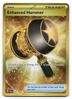 Enhanced Hammer NM GOLD Twilight Masquerade 224/167 Pokemon TCG Holo - Image 1