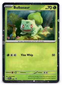Bulbasaur NM SVP046 Cosmos Holo Scarlet & Violet Promo 46 Pokemon TCG Holo - Image 1