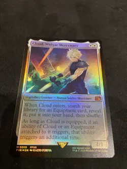Cloud, Midgar Mercenary Foil M0010 Final Fantasy MTG Magic the Gathering NM - Image 2