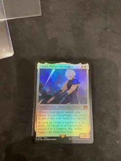 Cloud, Midgar Mercenary Foil M0010 Final Fantasy MTG Magic the Gathering NM - Image 5