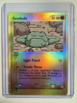 Geodude 55/97 Dragon Pokemon Trading Card Game Reverse Holo NM - Image 1