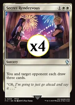 4x - Secret Rendezvous - x4 - CMR: Final Fantasy - UC NM MTG - Image 1