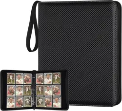 9 Pocket Card Binder, Premium Zip Trading Card Binder, 720 Double Sided Pocket P - Image 1