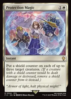 1x - Protection Magic - Final Fantasy - NM MTG - Image 1