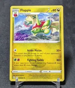 Flapple Regular Rare Dragon 2021 EVOLVING SKIES Pokemon TCG Card 120/203 - Image 1