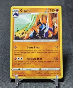 Gigalith Regular Rare Fighting 2021 EVOLVING SKIES Pokemon TCG Card 088/203 - Image 1