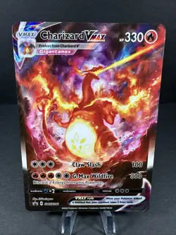 Pokemon TCG Sword & Shield Charizard Vmax Black Star Promo Card SWSH261 - Image 1