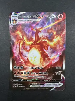 Pokemon TCG Sword & Shield Charizard Vmax Black Star Promo Card SWSH261 - Image 3