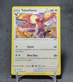 Talonflame Regular Rare Colorless 2021 EVOLVING SKIES Pokemon TCG Card 140/203 - Image 1
