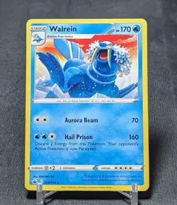 Walrein Regular Rare Water 2021 Pokemon TCG SWSH CHILLING REIGN Card 039/198 - Image 1