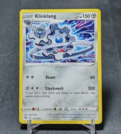 Klinklang Regular Rare Metal 2020 Pokemon TCG SWSH DARKNESS ABLAZE Card 127/189 - Image 1