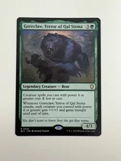 Goreclaw Terror of Qal Sisma MTG Magic the Gathering Card NM Near Mint BLC - Image 1